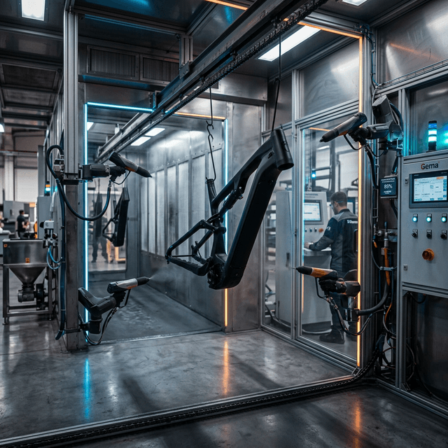 Powder coating process